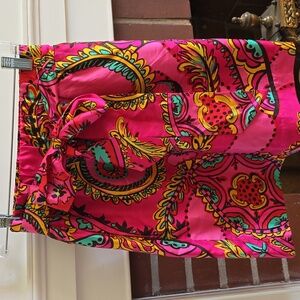 Vibrant Pink Paisley Skirt
